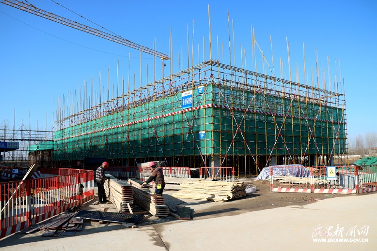縣第三人民醫(yī)院遷建工程建設(shè)現(xiàn)場