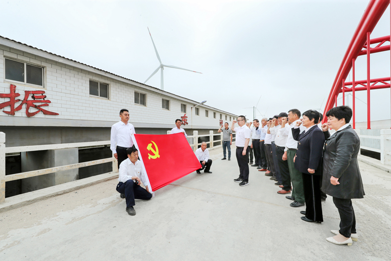 濱海港鎮(zhèn)振東村黨總支組織黨員開展“賡續(xù)紅色血脈，踐行初心使命”活動(dòng)