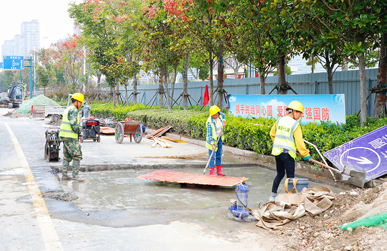 阜東北路污水管道改造、育才西路雨污管網(wǎng)分流工程