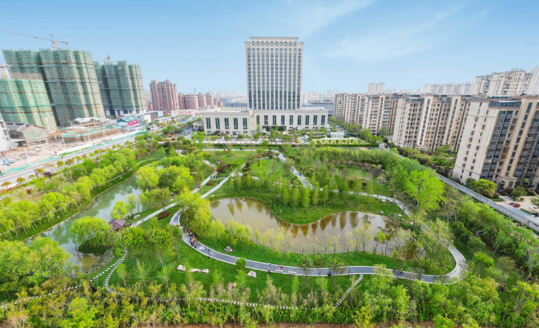 我縣加大公園游園改造提升力度